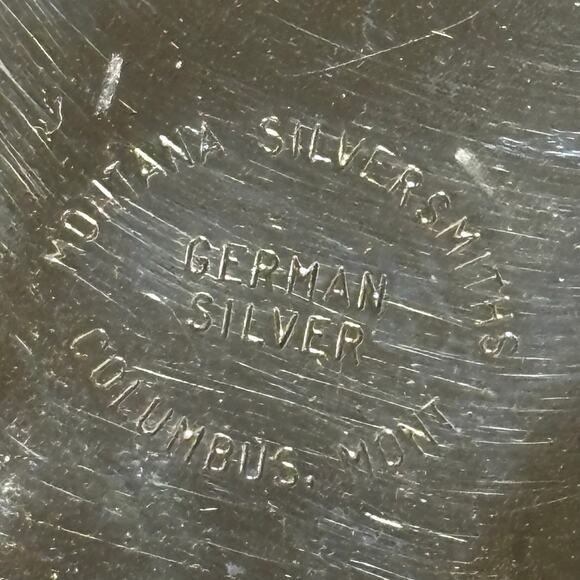 Vintage Montana Silversmiths Statement Buckle & Hand Tooled Brown Leather Belt - Picture 9 of 12